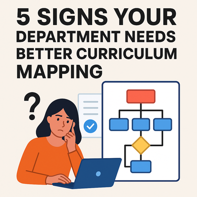 5 Signs Your Department Needs Better Curriculum Mapping – Hero Illustration